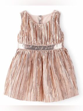 Baby B’gosh Sleeveless Metallic Dress NWT